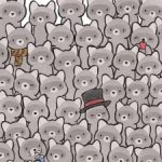 Ένα παζλ για πραγματικές ιδιοφυΐες: βρείτε τη γάτα ανάμεσα στα