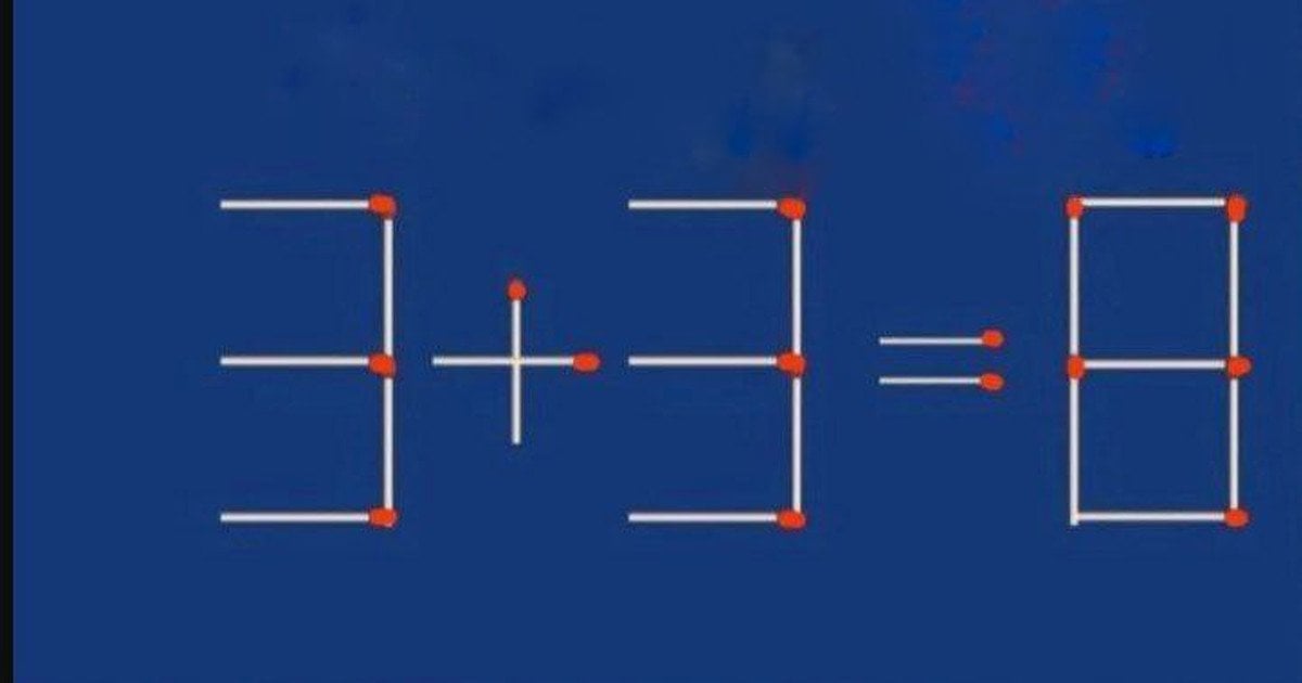 Ένα παιδικό παζλ με σπίρτα που δεν μπορούν να λύσουν όλοι οι ενήλικες